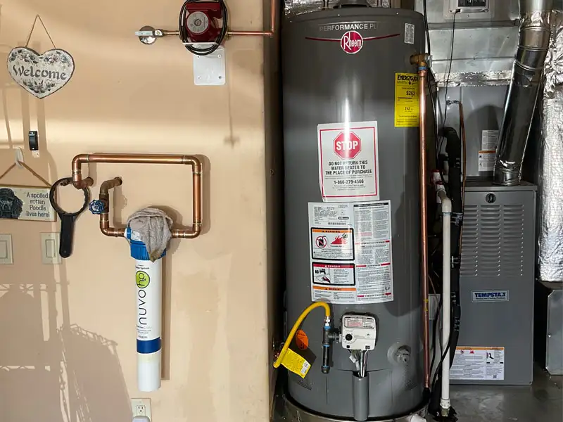 Water filtration system installation