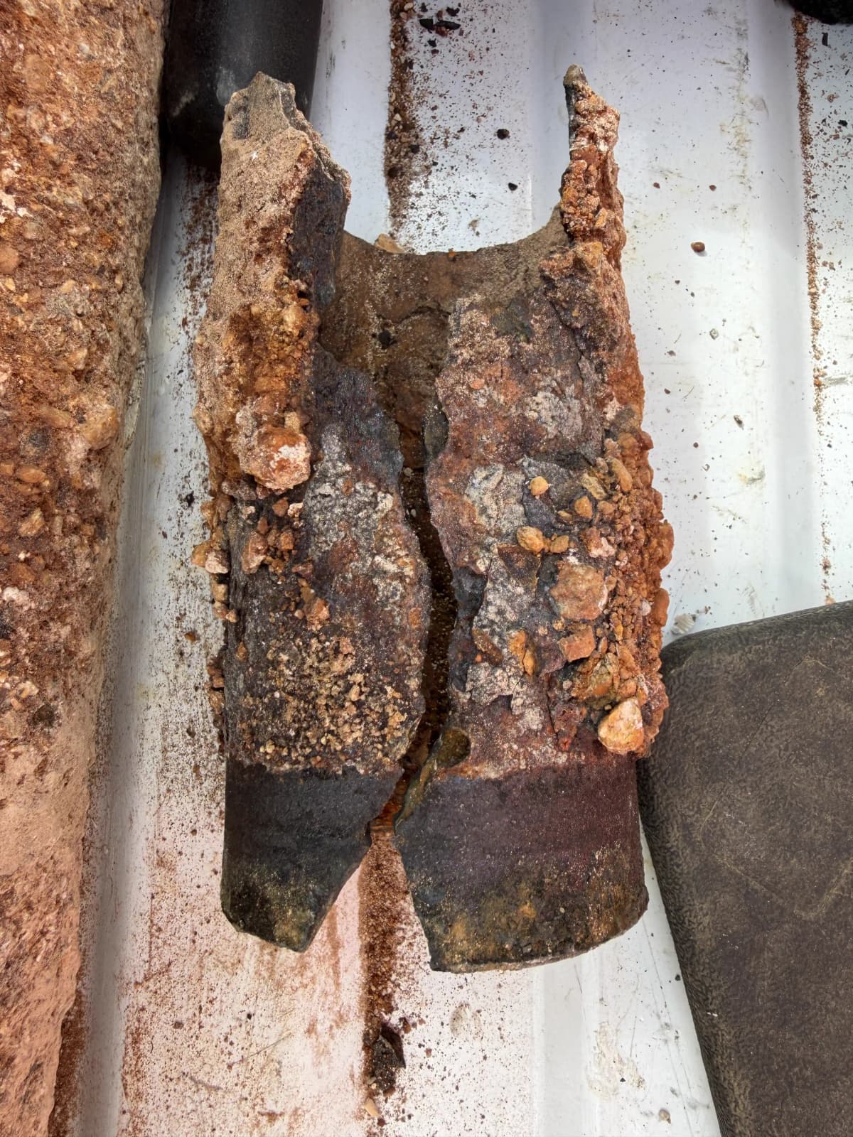 Trenchless restored pipe
